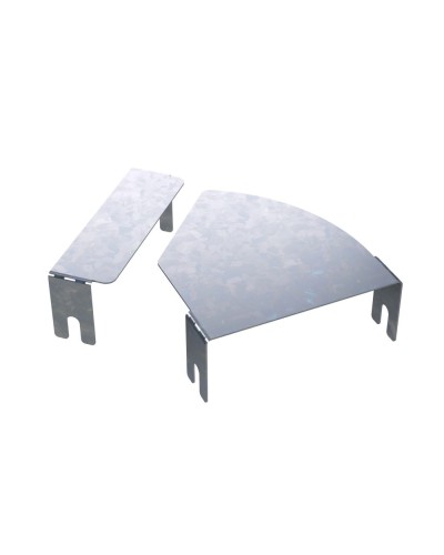 Крышка на горизонтальный изменяемый угол СРО 0-45град. 100, 1,2 мм DKC (SKVN100) в Ногинске Аксессуары для лотков Pintop.ru