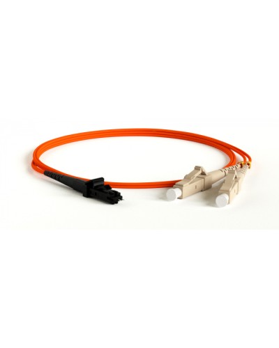 Патч-корд волоконно-оптический Hyperline FC-D2-50-MTRJM/PR-SC/PR-H-3M-LSZH-OR в Ногинске Патч-корды оптические Pintop.ru