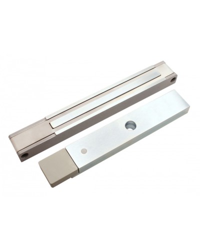 Электромагнитный замок с датчиком состояния двери ALeko ALM-200P (12В серый) в Ногинске Электромагнитные замки Pintop.ru