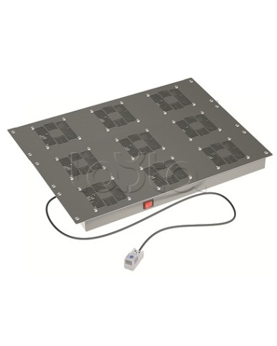 Потолочный вентиляторный модуль, с термостатом 9 вент. для крыши Ш=800мм DKC R5VSIT8009FT в Ногинске Вентиляторные модули Pintop.ru