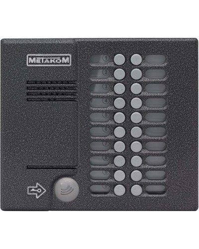 Блок вызова домофона Метаком MK20.2-MFE в Ногинске Вызывные аудиопанели малоабонентные Pintop.ru