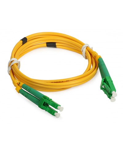Шнур оптический duplex LC/APC-LC/APC 9/125 sm 2м LSZH Cabeus FOP(d)-9-LC/APC-LC/APC-2m в Ногинске Патч-корды оптические Pintop.ru