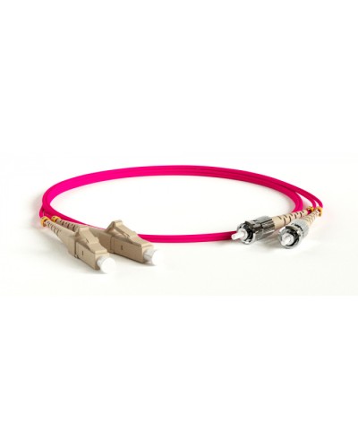 Патч-корд волоконно-оптический Hyperline FC-D2-504-SC/PR-ST/PR-H-1M-LSZH-MG в Ногинске Патч-корды оптические Pintop.ru