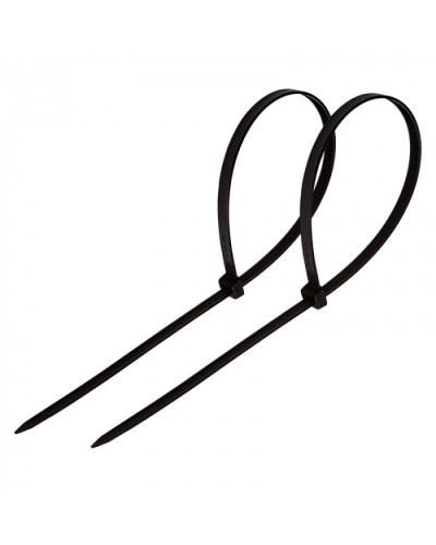 Стяжка нейлоновая неоткрывающаяся, безгалогенная (halogen free) 150x3.6мм, черная (100 шт) в Ногинске Стяжки-хомуты Pintop.ru