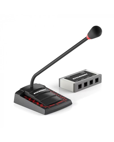 Пульт громкого оповещения STELBERRY F-742 в Ногинске Микрофонные консоли и микрофоны Pintop.ru