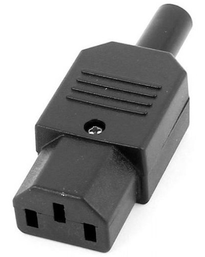 Розетка IEC 60320 C13, 10A, 250V, формата Mosaic, 45x45 LANMASTER LAN-SIP-23IEC-C13 в Ногинске Блоки розеток Pintop.ru