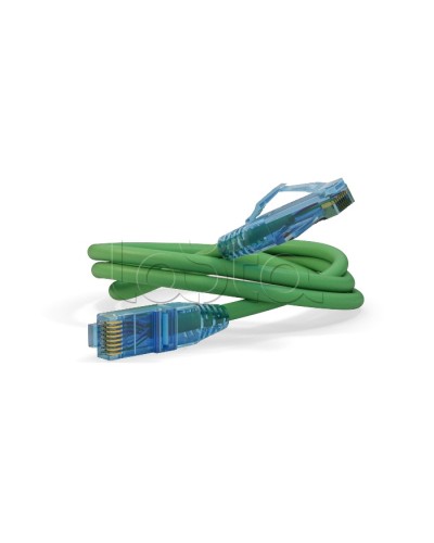 Патч-корд RJ45-RJ45, 4 пары, UTP, кат.6, LSZH (1,5м) Hyperline PC-LPM-UTP-RJ45-RJ45-C6-1.5M-LSZH-GN в Ногинске Патчкорды (медные) Pintop.ru