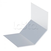 Крышка на угол 90 градусов вертикальный внутренний лестн. усиленная 100x800 мм (2 мм) EKF (kviltp90100800-2)