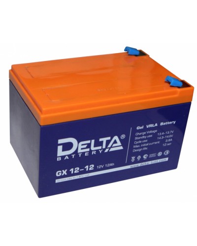 Аккумулятор свинцово-кислотный Delta GX 12-12 в Ногинске Электротехническое оборудование Pintop.ru