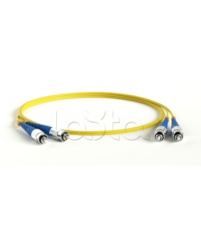 Патч-корд волоконно-оптический Hyperline FC-D2-9-FC/UR-FC/UR-H-2M-LSZH-YL в Ногинске Патч-корды оптические Pintop.ru