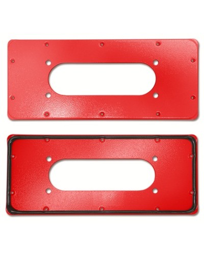 Фланец красный для ST с перф. Тип 5 DKC R5FPST03-RAL3000 в Ногинске Аксессуары для стоек и шкафов Pintop.ru