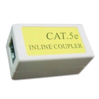 Адаптер проходной RJ-45 Cabeus CA-8P8C-C5e-WH