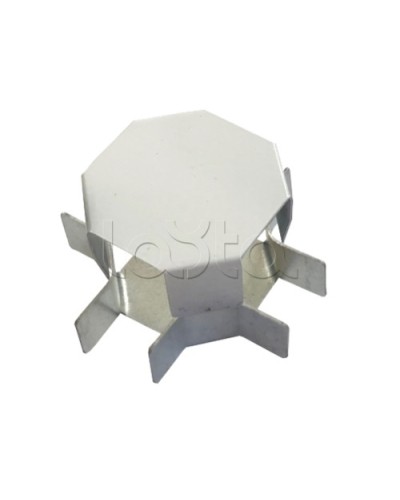 Соединитель ККМО Гефест Соединитель ККМО Угол 15 Х-образный металлический в Ногинске Аксессуары для лотков Pintop.ru