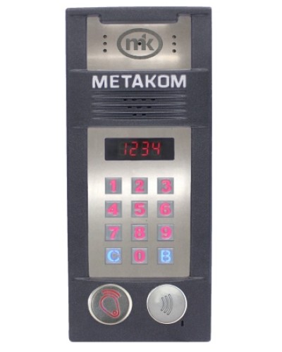 Многоабонентый антивандальный блок вызова со встроенной видеокамерой Метаком MК2018-RFMFСV в Ногинске Блоки вызова многоабонентные Pintop.ru