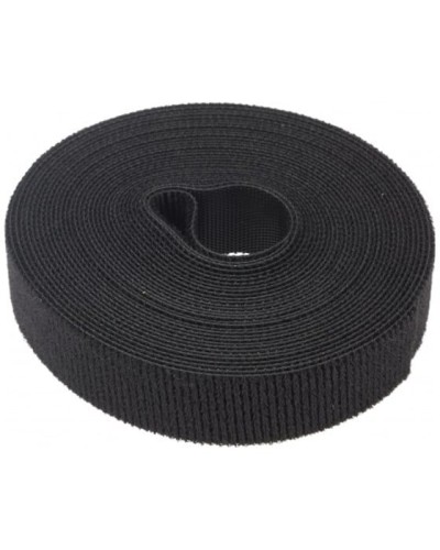 Лента-липучка многоразовая 5 м х 20мм, черная (1 шт/уп) REXANT 07-7526 в Ногинске Монтажные материалы Pintop.ru