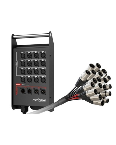 Кабель многожильный со сценической коробкой, с разъемами Roxtone+Neutrik ROXTONE STBN1604L35 в Ногинске Аксессуары для СОУЭ Pintop.ru