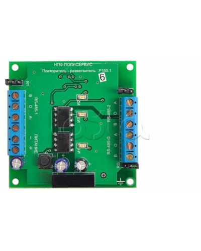 Модуль повторителя-разветвителя Полисервис RS-485/RS-485 в Ногинске Модули сопряжения Pintop.ru