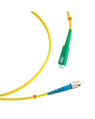 Шнур оптический simplex SC/APC-FC/UPC 9/125 sm 3м LSZH Cabeus FOP(s)-9-SC/APC-FC/UPC-3m в Ногинске Патч-корды оптические Pintop.ru