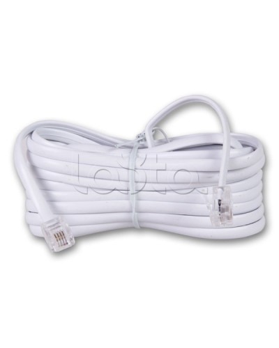 Удлинитель телефонный 3 м белый (10шт/уп) REXANT 18-3031 в Ногинске Патч-корды и пигтейлы Pintop.ru