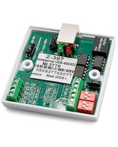 Конвертер специальный с гальванической развязкой USB RS422/485 IronLogic Z-397 (мод. USB) в Ногинске Сетевая СКУД Matrix Pintop.ru