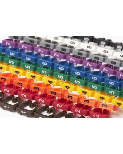 Маркеры (клипсы) на кабель, защелкивающиеся D 4-5.5мм, 0-9, 10 цветов (100 шт)Маркеры (клипсы) на кабель, защелкивающиеся D 4-5.5мм, 0-9, 10 цветов (100 шт) Hyperline (MA-55-R) в Ногинске Держатели, клипсы, скобы Pintop.ru