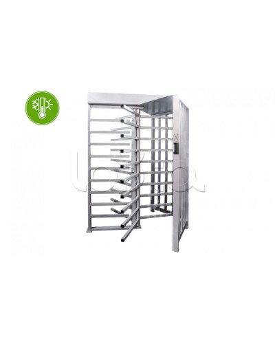 Турникет полноростовой с подогревом 3V RUBEZH STRAZH Model X УХЛ 2.1 OSDP MF (T-1000) в Ногинске Турникеты Pintop.ru