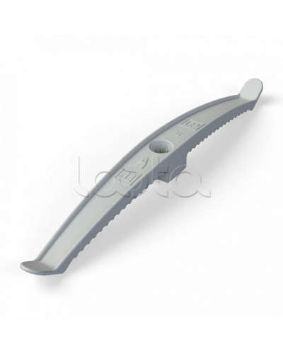 Держатель кабеля двусторонний для прямого монтажа серый (20шт/120шт уп/кор) Промрукав (PR13.0382) в Ногинске Монтажные материалы Pintop.ru