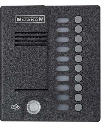 Блок вызова домофона Метаком MК10.2-TM4EV в Ногинске Вызывные видеопанели малоабонентные Pintop.ru