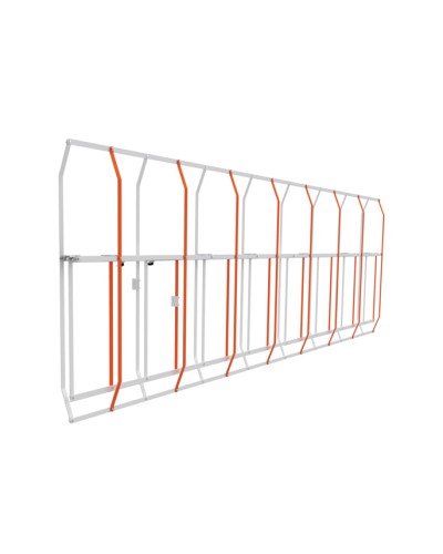 Шторка стрелы шлагбаумов GT высотой 1,3 м (модуль 1721 мм) Came 803XA-0350 в Ногинске Запчасти для шлагбаумов и автоматики Pintop.ru