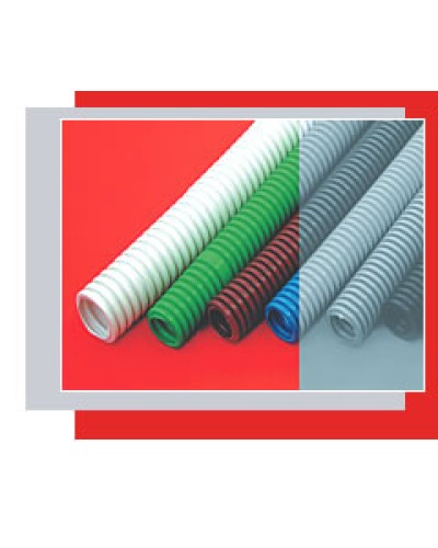 Труба гофрированная ПНД тяжелая диам 32 мм, с зондом Экопласт 21132 в Ногинске Труба гофрированная Pintop.ru