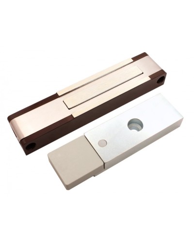 Электромагнитный замок с датчиком состояния двери ALeko ALM-150P (12В коричневый) в Ногинске Электромагнитные замки Pintop.ru