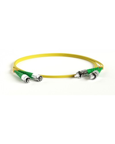 Патч-корд волоконно-оптический Hyperline FC-D2-9-SC/AR-ST/AR-H-2M-LSZH-YL в Ногинске Патч-корды оптические Pintop.ru