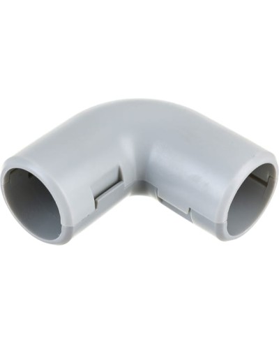CI25G Угол 90 гр.(2част.), без галогена, для труб D25мм, цвет белый (1уп = 25шт) Экопласт (41225-25HF-W) в Ногинске Повороты, муфты, тройники Pintop.ru