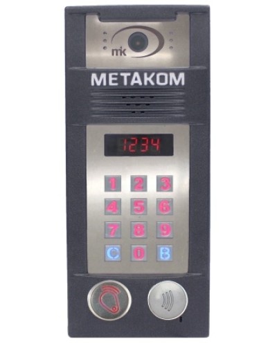 Многоабонентый антивандальный блок вызова со встроенной гибридной видеокамерой Метаком MК2018-RFMFСVH в Ногинске Блоки вызова многоабонентные Pintop.ru