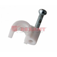 Крепеж кабеля круглый 5мм (10шт/уп) REXANT 07-4005