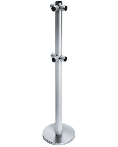 Стойка ограждения T-образная передвижная Oxgard ВЗР 2442.04 в Ногинске Ограждения Pintop.ru