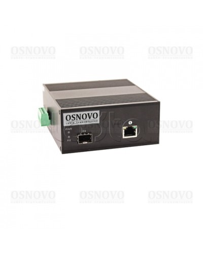 Медиаконвертер Gigabit Ethernet с поддержкой PoE OSNOVO OMC-1000-11X/I в Ногинске Медиаконвертеры Pintop.ru