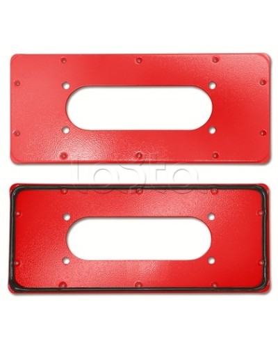 Фланец красный для ST с перф. Тип 3 DKC R5FPST01-RAL3000 в Ногинске Аксессуары для стоек и шкафов Pintop.ru