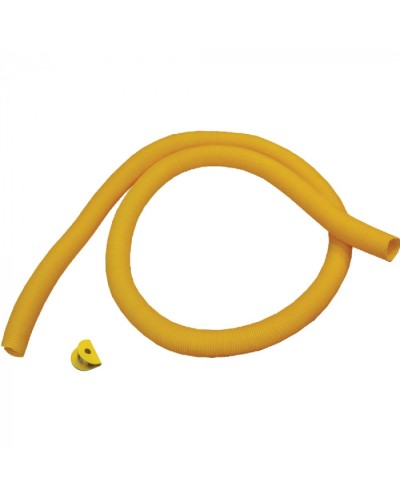 Гофротруба 56 мм для кабельного спуска, с разрезом, 3 метра, желтая LANMASTER (LAN-OT-TUBE-56) в Ногинске Аксессуары для лотков Pintop.ru