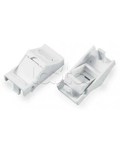 Вставка угловая 45x22.5 для 1 модуля формата Keystone Jack Hyperline SIP2A-1K-M45-22.5 в Ногинске Модули Keystone Pintop.ru