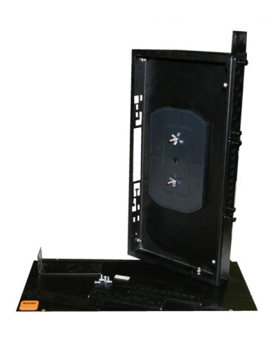 Бокс оптический Hyperline FO-19R-1U-3xSLT-W140H42-24UN-BK в Ногинске Кросс оптический Pintop.ru