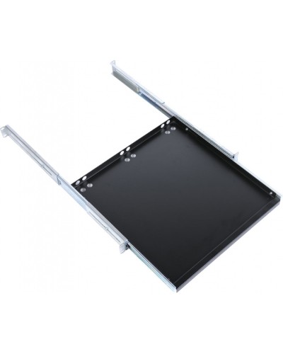 Полка клавиатурная с телескопическими направляющими, регулируемая глубина 580-620 мм ЦМО ТСВ-К4-9005 в Ногинске Полки для шкафов и стоек Pintop.ru