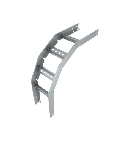 Угол лестничный вертикальный внешний 90 гр. 50х600х1,5 мм Быстрый монтаж HD85 КМ-профиль (LVLS90-50-600-1.5 HD85) в Ногинске Аксессуары для лотков Pintop.ru