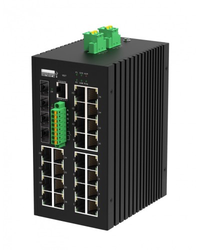 Управляемый промышленный L2+ коммутатор Gigalink GL-SW-G207-24P4ST-I(BT) в Ногинске Коммутаторы Pintop.ru