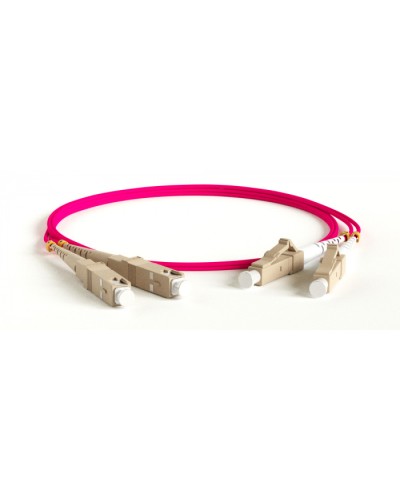 Патч-корд волоконно-оптический Hyperline FC-D2-504-SC/PR-ST/PR-H-10M-LSZH-MG в Ногинске Патч-корды оптические Pintop.ru