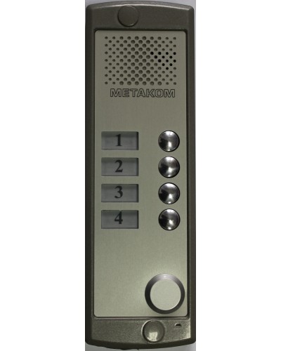 Блок вызова домофона Метаком MK4-K-RF в Ногинске Блоки вызова многоабонентные Pintop.ru