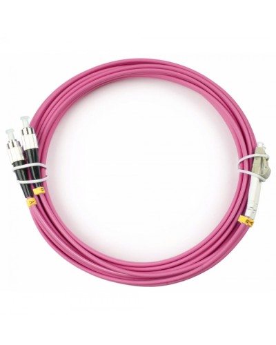 Шнур оптический duplex LC-FC 50/125 mm OM4 20м LSZH Cabeus FOP-50-OM4-LC-FC-20m в Ногинске Патч-корды оптические Pintop.ru