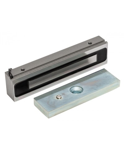 Электромагнитный замок AccordTec ML-200K-3 Premium Grey с планкой в Ногинске Электромагнитные замки Pintop.ru