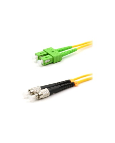 Патч-корд оптический переходной (SM), 9/125 (OS2), SC/APC-FC/UPC, (Duplex), PVC, 5м REXANT 50-2857-1 в Ногинске Патч-корды оптические Pintop.ru