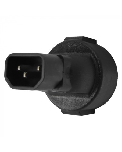 Адаптер переходной, розетка Schuko - вилка C14, 220В, 10А, черный LANMASTER (LAN-PPS/14-BK) в Ногинске Проходные адаптеры и розетки оптические Pintop.ru